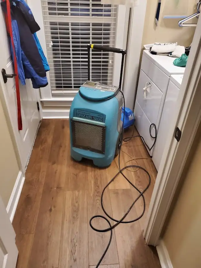 Commercial dehumidifier deployed for Crawl Space Restoration in College