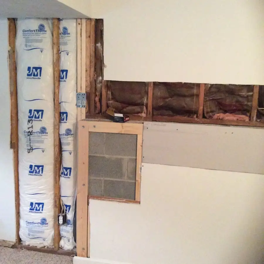 Wall insulation replacement during Odor Removal & Deodorization in College